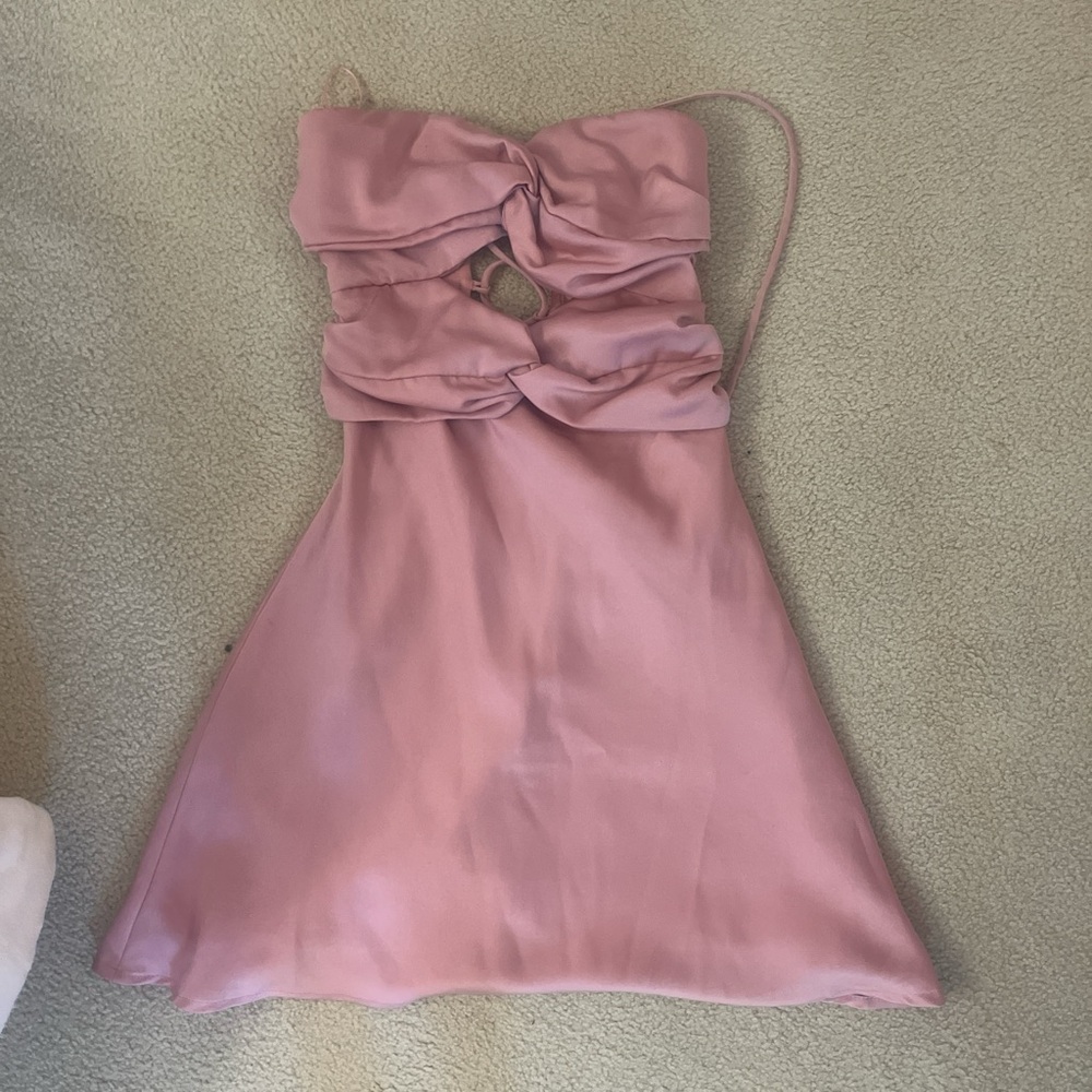 Splash Pink Mini Dress